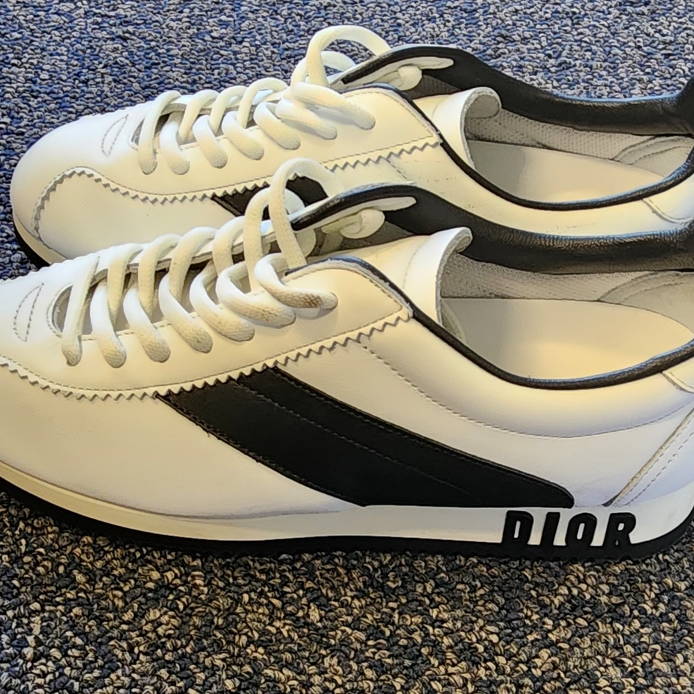 Diorun sneakers in calfskin mix